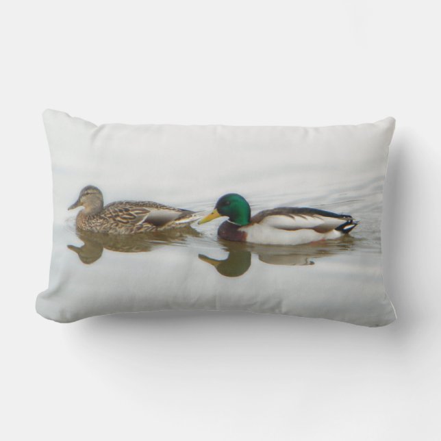 Mallards Lumbar Pillow (Front)