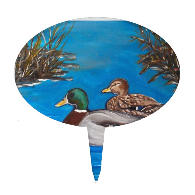 Mallards.png Cake Topper (Front)