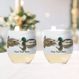 Mallards Stemless Wine Glass