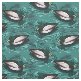 Mallards Swimming in the Water Pattern