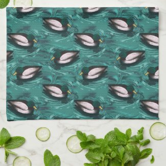 Mallards Swimming in the Water Pattern