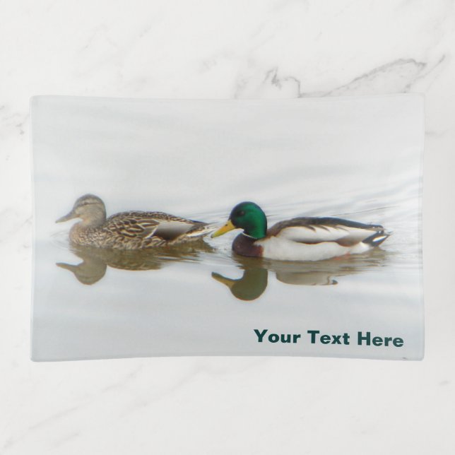 Mallards Trinket Tray (Front)