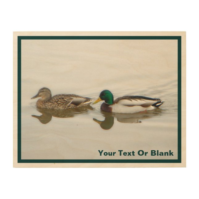 Mallards Wood Wall Art (Front)