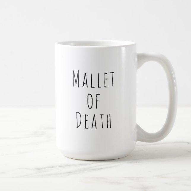 Mallet of Death Kate and Anthony Mug (Right)