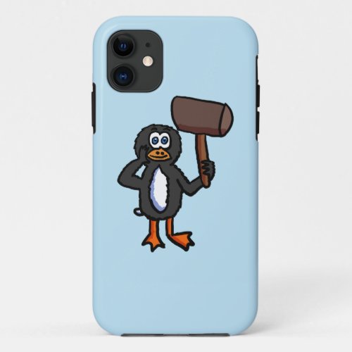 Mallet Penguin iPhone 11 Case