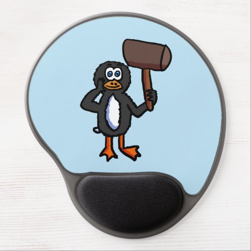 Mallet Penguin Gel Mouse Pad