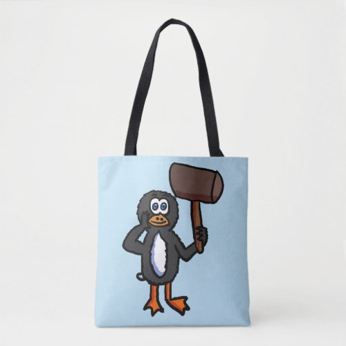 Mallet Penguin Tote Bag