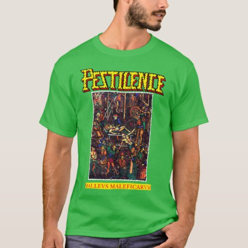 Mallevs Maleficarvm y Pestilence Old School Thrash T_Shirt