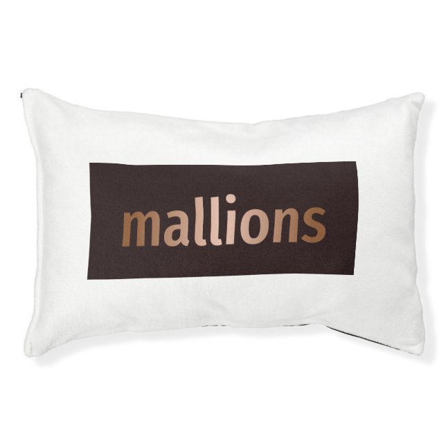 Mallions: The Perfect Bed for Your Furry Friend (Front)