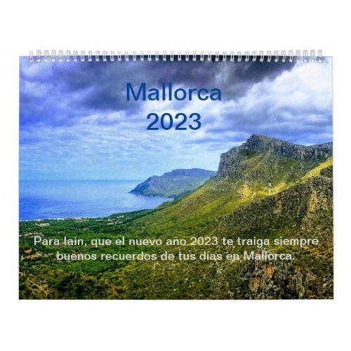 Mallorca Calendar 2023 Modified