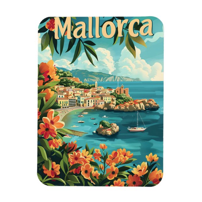 Mallorca Coast Magnet (Vertical)