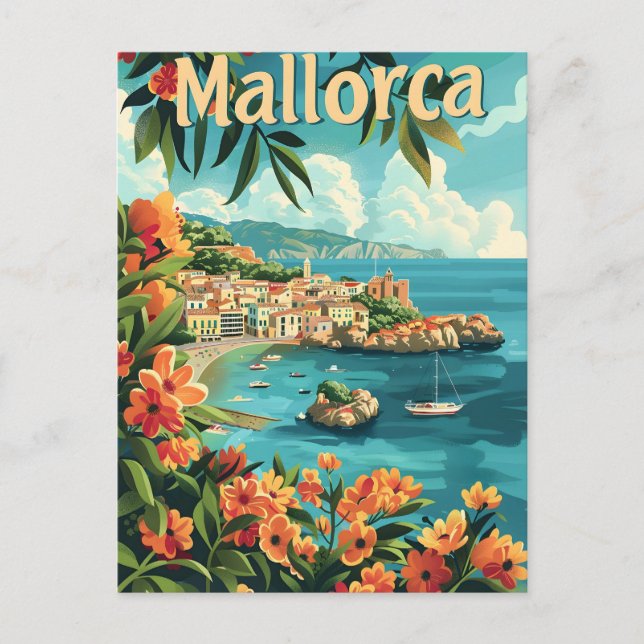 Mallorca Coast Postcard (Front)