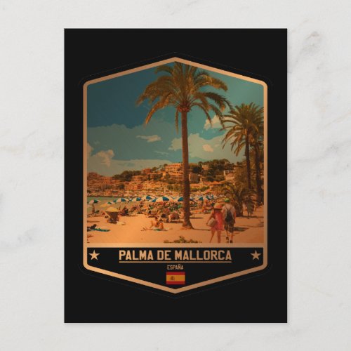 Mallorca palma postcard