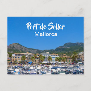 Mallorca Port de Soller Panorama Postcard