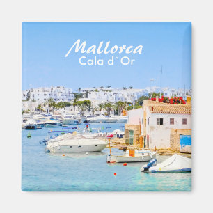 Mallorca Port of Cala d`Or Souvenir Magnet