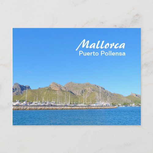 Mallorca Puerto Pollensa _ Postcard