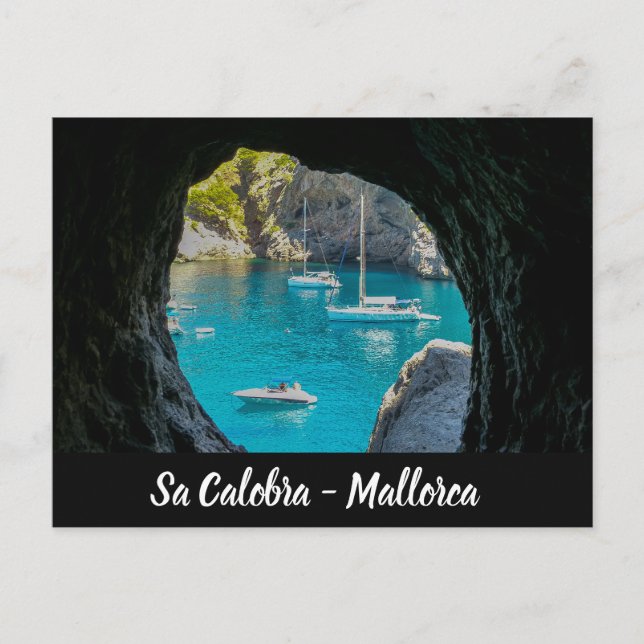 Mallorca Sa Calobra Bay Postcard (Front)