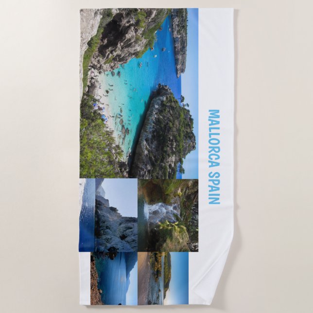 Mallorca Spain Beach Towel (Front)