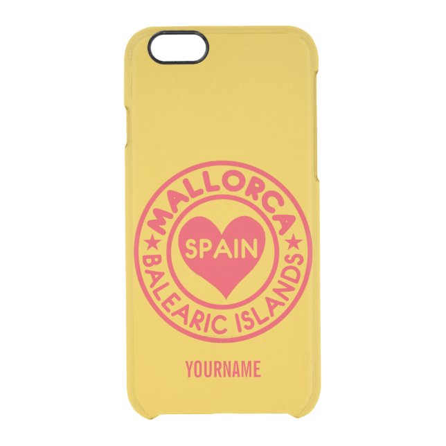 MALLORCA Spain custom monogram cases (Back)