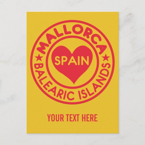 MALLORCA Spain custom postcard