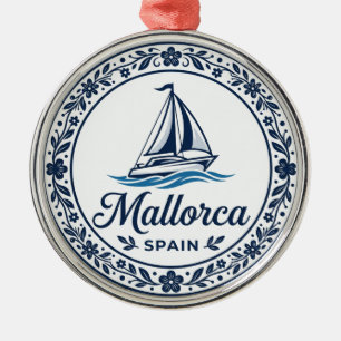 Mallorca Spain Metal Ornament