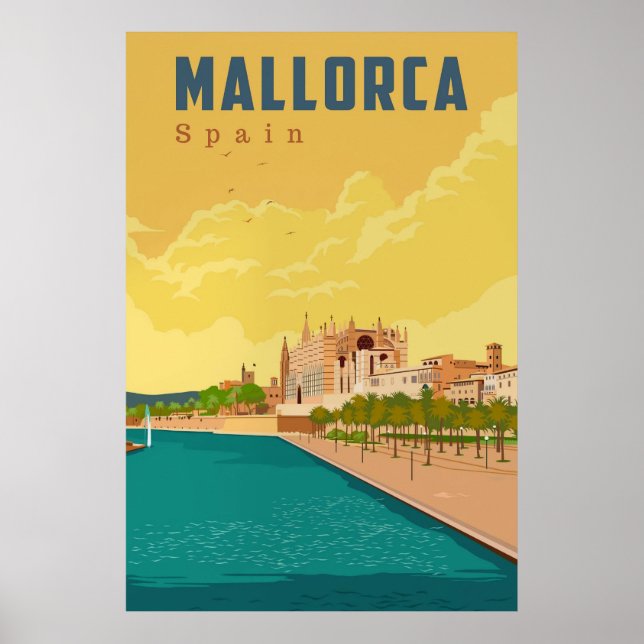 Mallorca, Spain Poster (Front)