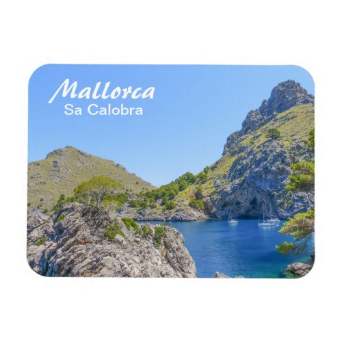 Mallorca Spain Sa Calobra Bay Travel Souvenir Magnet