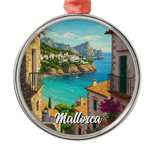 Mallorca Spain Travel Metal Ornament