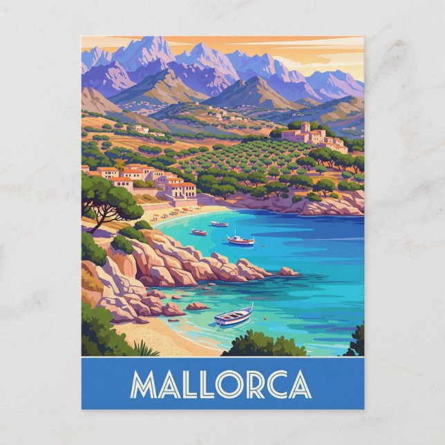 Mallorca Spain Travel Postcard (Front)