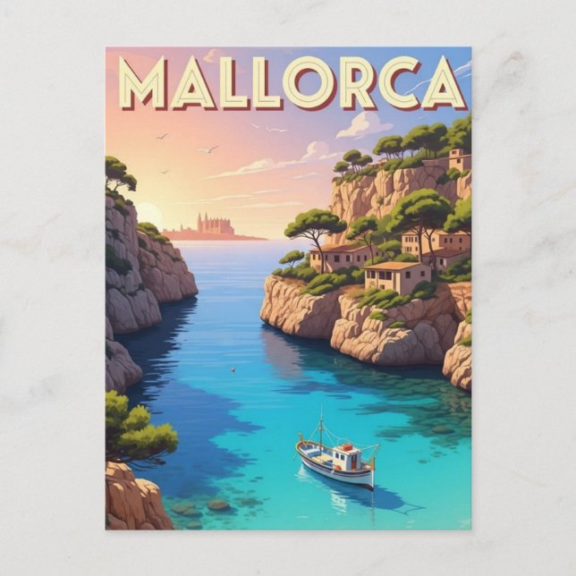 Mallorca Spain Travel Postcard (Front)