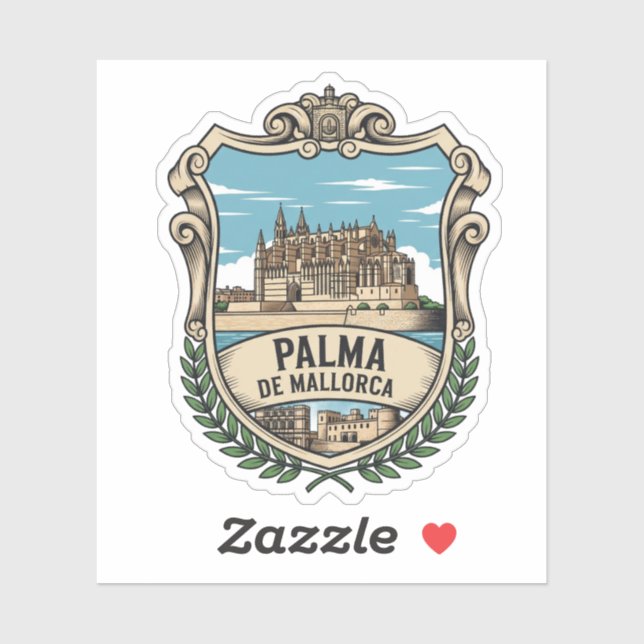 Mallorca Spain Travel Sticker (Sheet)