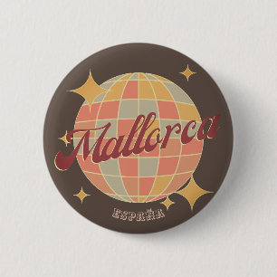 Mallorca Spain vacation souvenir retro pin 