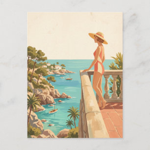 Mallorca Spain Vintage Travel Spanish Coast Postcard