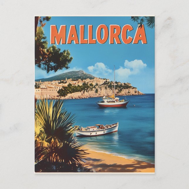 Mallorca vintage  postcard (Front)