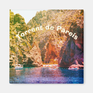 Mallorca Vintage Torrent de Pareis Travel Souvenir Magnet