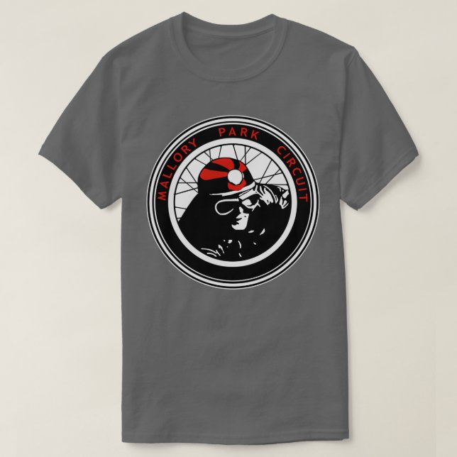 Mallory Park Circuit amp Sticker  T-Shirt (Design Front)