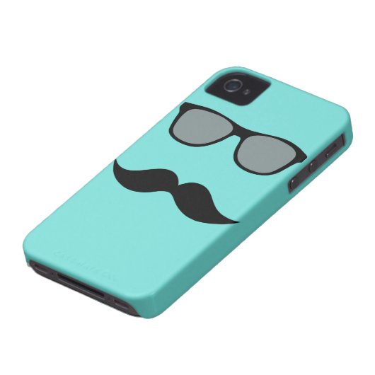 Mally Mac Sunglasses & Mustache iPhone Case (Bottom)