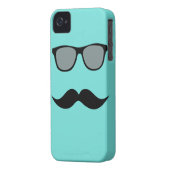 Mally Mac Sunglasses & Mustache iPhone Case (Back Left)