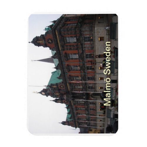 Malm Sweden _ City Hall Magnet