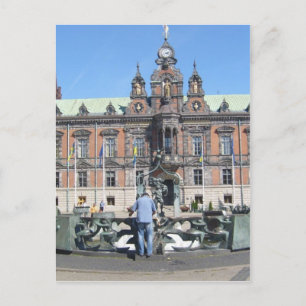 Malmö Sweden - City Hall Postcard