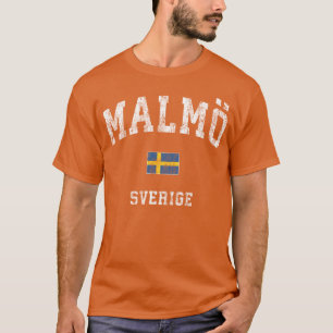 Malmo Sweden Sverige Athletic Sports boy T-Shirt