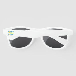 Malmo Swedish Flag Sunglasses