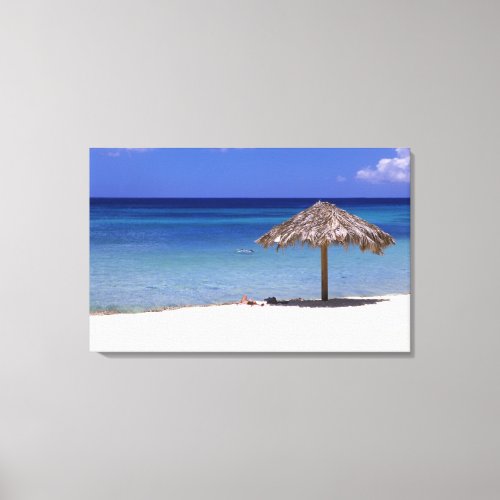Malmok Beach Aruba Netherlands Antilles Canvas Print