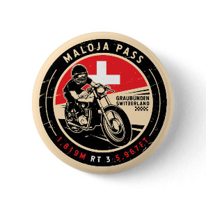 Maloja Pass | Switzerland | Motorcycle Button