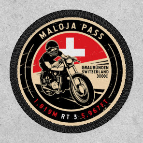Maloja Pass | Switzerland | Motorcycle Patch