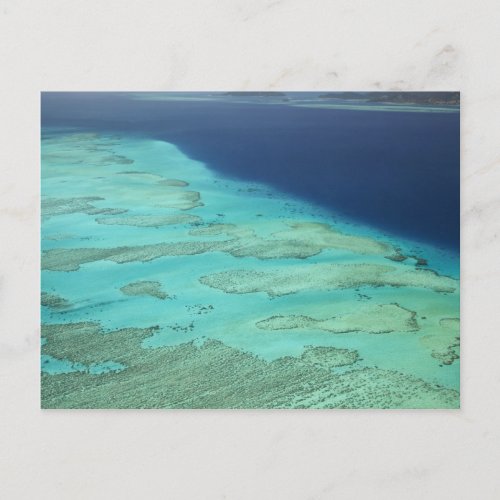 Malolo Barrier Reef off Malolo Island Fiji Postcard