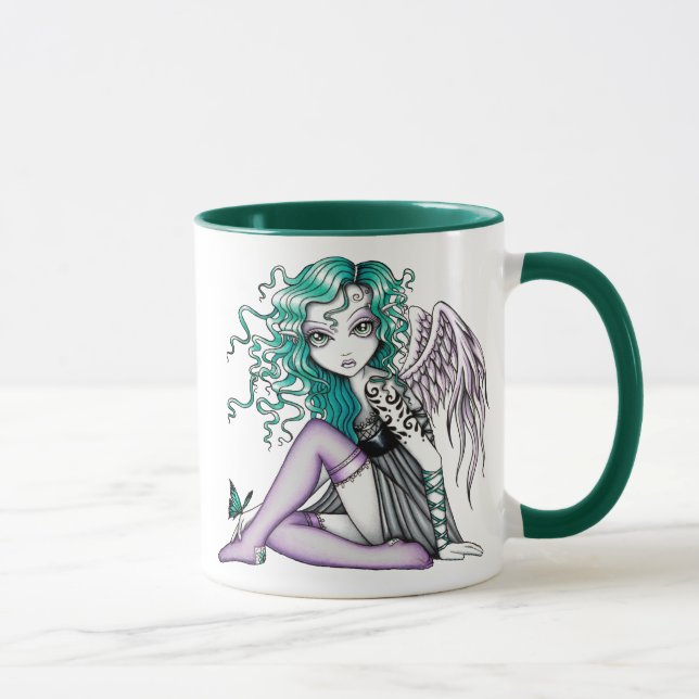 Malory Violet Tattoo Angel Mug (Right)