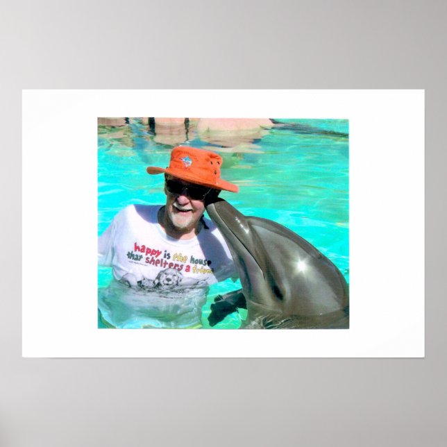 Mal's dolphin kiss poster (Front)