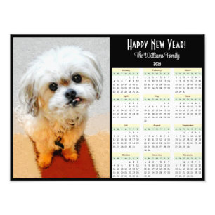 Malshi 2026 Calendar Photo Print