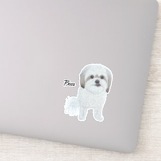 Malshi Bear Custom-Cut Vinyl Sticker
